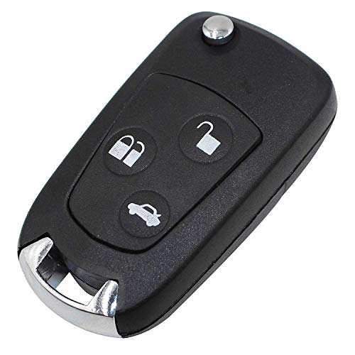 3 Botón Botones Conversión Remote Key Fob para Ford Focus/Mondeo/Galaxy/CMax