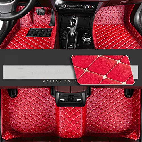 8X-SPEED Alfombrillas Coche de Cuero para For BMW Serie 3 E36 318is Coupe 1990-2007 Protección Alfombras de Cobertura Completa Antideslizante Moqueta Red 8X-SPEED Alfombrillas Coche de Cuero para For BMW Serie 3 E36 318is Coupe 1990-2007 Protección Alfombras de Cobertura Completa Antideslizante Moqueta Red