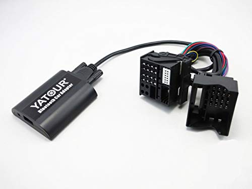 Adaptador de Bluetooth para coche BMW, estéreo AUX manos libres con carga USB y de audio 3,5 mm para BMW Flat 40 Pin X5 X3 E46 Z4 1994-2006,Ranger Rover sin navi (BMW2) Adaptador de Bluetooth para coche BMW, estéreo AUX manos libres con carga USB y de audio 3,5 mm para BMW Flat 40 Pin X5 X3 E46 Z4 1994-2006,Ranger Rover sin navi (BMW2)