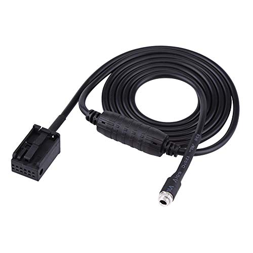 Akozon - Cable Adaptador Auxiliar para E85 E86 Z4 CD X3 E83 (12 Pines), Color Negro