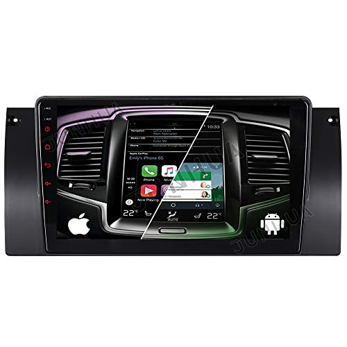 Android 10.0 Carplay + Android Auto 2G + 32GB Dual Tuner Auto Radio Bluetooth 5.0 Rohm-DSP GPS para BMW Serie 5 E39 E38 X5 E53 530 740 DAB+ WiFi 4G-LTE USB SD Subwoofer AV-Out