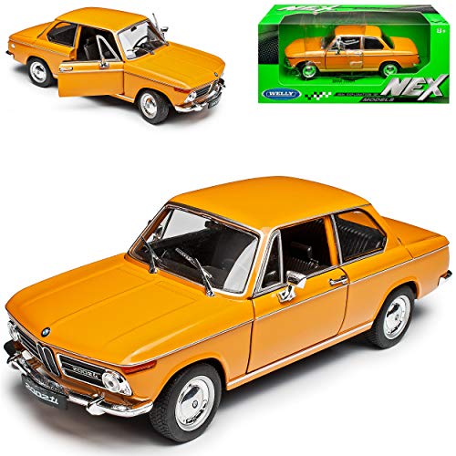 B-M-W 2002ti Coupe Orange 1966-1977 1/24 Welly Modelo Coche