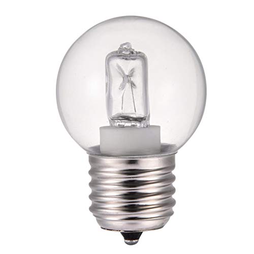 Banatree Mini bombillas transparentes, bombillas para horno, bombillas Pimee con tapón de rosca pequeño E27 de 40 W para microondas/horno, luz resistente al calor 110-250 V 500 °C