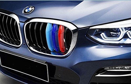 BizTech ® Parrillas de Coche Inserciones Rayas decoración para BMW X3 X4 G01 F26 2018 M Power M Sport Tech …