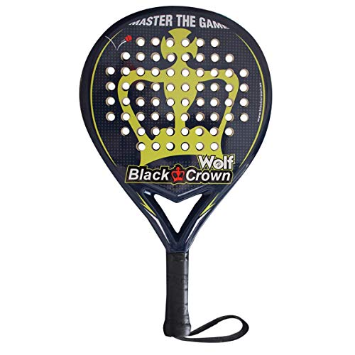 Black Crown Pala de Pádel Wolf Nivel: Medio | Potencia 70%, Control 90% Black Crown Pala de Pádel Wolf Nivel: Medio | Potencia 70%, Control 90%