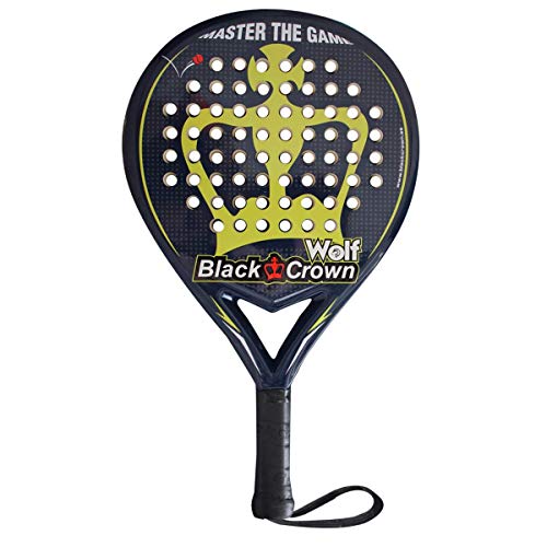 Black Crown Pala de Pádel Wolf Nivel: Medio | Potencia 70%, Control 90%