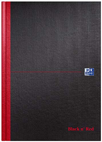 Black n' Red Smart Book - Cuaderno de hojas rayadas A4, negro