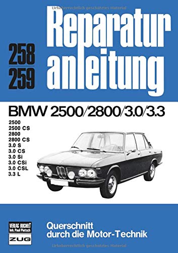 BMW 2500/2800 - 3.0/3.3: 2500, 2500 CS, 2800, 2800 CS, 3.0 S, 3.0 CS, 3.0 Si, 3.0 CSi, 3.0 CSL, 3.3 L: 1323