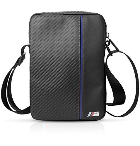BMW bmtb10capnbk Travel Bag 9 – 10 Pulgadas Carbon Inspiration, M Collection, Universal Negro/Azul