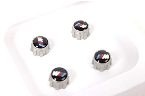 BMW - Tapones de válvula originales para BMW M, 4 piezas, 1, 2, M2, 3, M3, M4, 5, 6, 7, X1, X3, X5, X5M, X6M