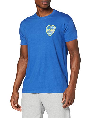 Boca Juniors Camiseta Boca Logo Logo Azul S, Hombre, Logo Blue Camiseta L, 5060360360102, Azul, L