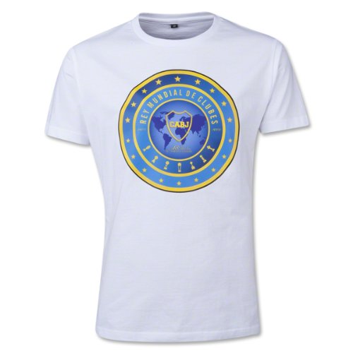 Boca Juniors Camiseta Boca Rey Mundial Rey Mundial Azul para Hombre S, Hombre, Camiseta Rey Mundial Blanca L, 5060360360454, Blanco, L