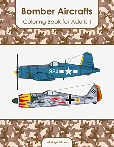Bomber Aircrafts Coloring Book for Adults 1