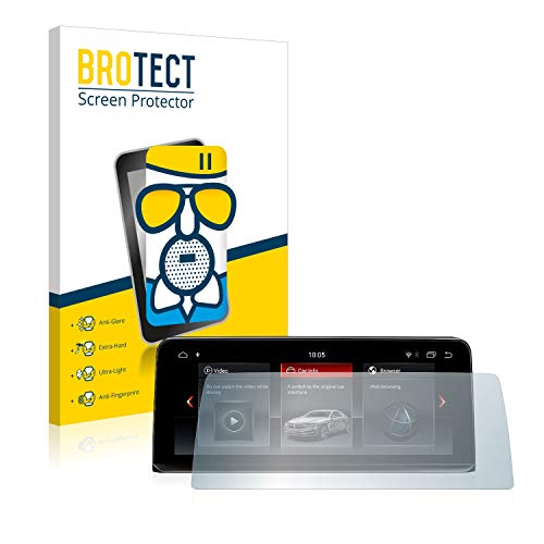 BROTECT Protector Cristal Mate Compatible con BMW X3 E83 SUV 2003-2010 Infotainment System 10.25" Protector Anti-Reflejos Vidrio, AirGlass