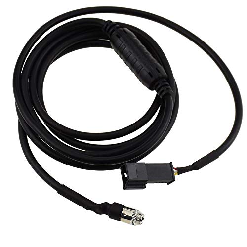 Cable AUX para Coche BMW 16:9 CD para Autoradio BMW E46 E39 E53 Conector Mini ISO Jack Hembra 3.5mm
