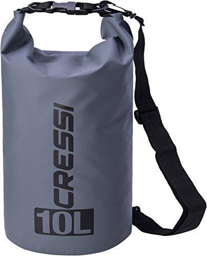 Cressi Dry Bag Mochila Impermeable para Actividades Deportivas, Unisex Adulto, Gris, 10 L