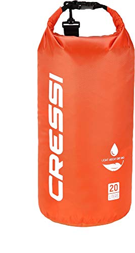 Cressi Dry Mochila Impermeable para Actividades Deportivas, Unisex Adulto, Naranja (Orange/tek Bag), 20 L