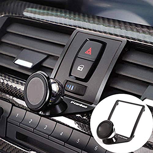 cssdesign Soporte magnético para teléfono móvil para coche, aleación de aluminio para BM-W M3 M4 Series F30 F31 F32 F33 F34 F35 F36 F80 F82 negro cssdesign Soporte magnético para teléfono móvil para coche, aleación de aluminio para BM-W M3 M4 Series F30 F31 F32 F33 F34 F35 F36 F80 F82 negro