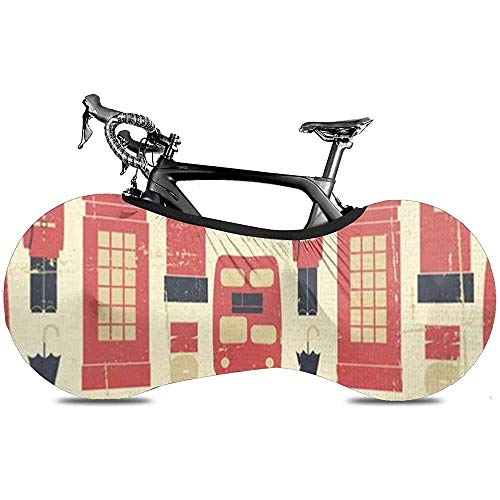 Cubierta de Rueda de Bicicleta, Cubierta de Bicicleta - Union Vintage London Symbols British Jack Pattern Tea Soldier