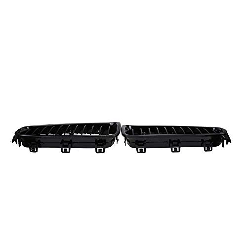 DAJIJI Parrilla Frontal, para BMW POSSBAY Coche Frontal Centro de Parachoques Grilles 3-Series F31 318DX / 318I / 320D / 325D / 335i / 335ix / 340i Touring 2012-2017 Gloss Black