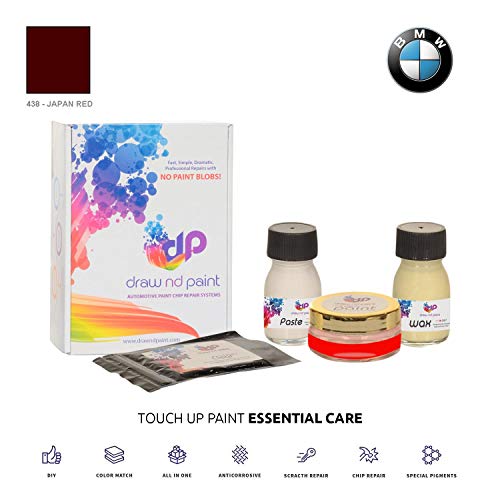 DrawndPaint for/BMW 3-Series Touring/Japan Red - 438 / Touch-UP Sistema DE Pintura Coincidencia EXACTA/Essential Care