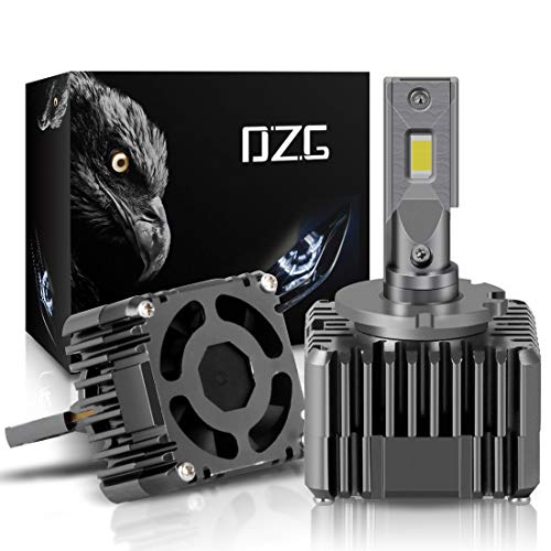 DZG D1S D3S D8S LED Faro Xenón HID Bombillas Faro Conversión Kit 100W 6000K Super Bright Diamond White, 2 Lámparas DZG D1S D3S D8S LED Faro Xenón HID Bombillas Faro Conversión Kit 100W 6000K Super Bright Diamond White, 2 Lámparas