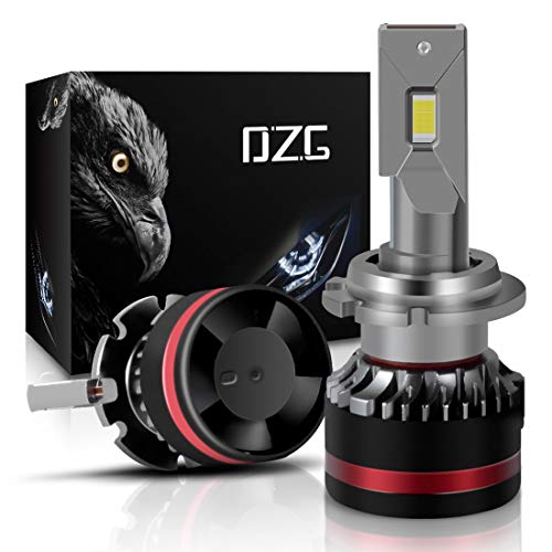 DZG D2S/D4S LED Xenón HID Bombillas Faro Conversión Kit 80W 6000K Super Bright Diamond White, 2 Lámparas