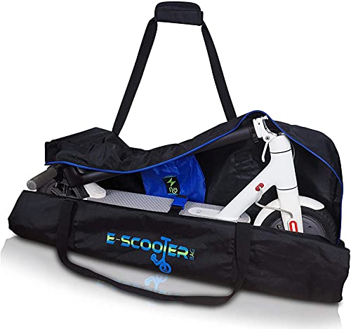E-Scooter Bag Bolsa de Transporte para Patín eléctrico Accesorios Patinete Xiaomi M365 Funda Compatible con Ecogyro,GScooter, Cecotec con Espacio para Cargador