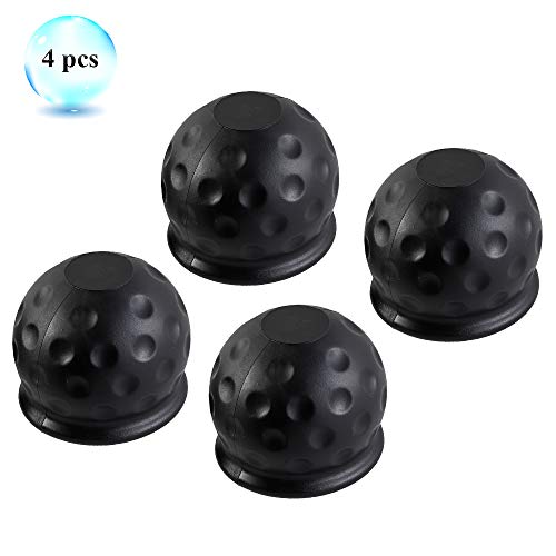 2 X Bola De Remolque De Aluminio Cubierta//Protector//Gorra 50mm para Brida de cuello de cisne /"NUEVO/"