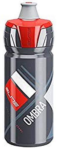 Elite Ombra Bidón, gris oscuro y rojo, 550 ml, Multicolor, M