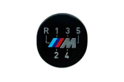 Emblema M de BMW para pomo de palanca de cambio de 5 velocidades, (25 11 1 221 613)