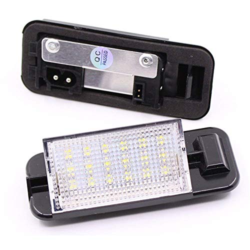 GZCRDZ Luz LED para placa de matrícula 2835 SMD 6000 K, blanco 12 V, bombillas de lámpara para E36 318i 318is 318ti 325i (blanco)
