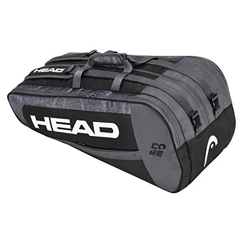 Head Bolsa de Tenis para Mujer, para Tenis, Tenis, Tenis, Wilson, Angie Kerber Tenis, Core 9R, Supercombi, Negro/Blanco, 9 raquets