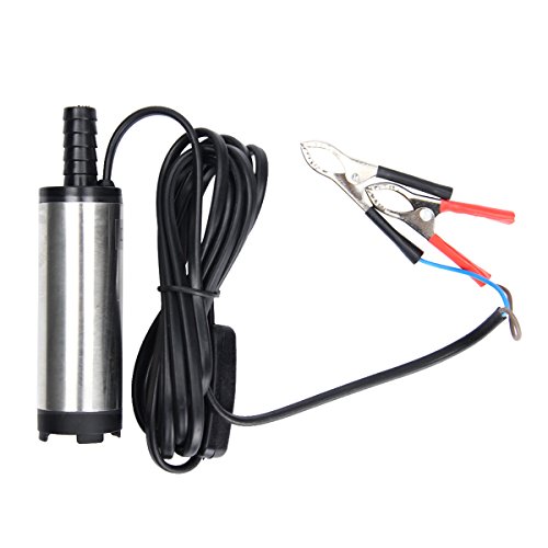 Holdlebe. Bomba sumergible de agua, aceite, diésel, gasolina, de 38 mm, CC 12 V/24 V. para coche Holdlebe. Bomba sumergible de agua, aceite, diésel, gasolina, de 38 mm, CC 12 V/24 V. para coche