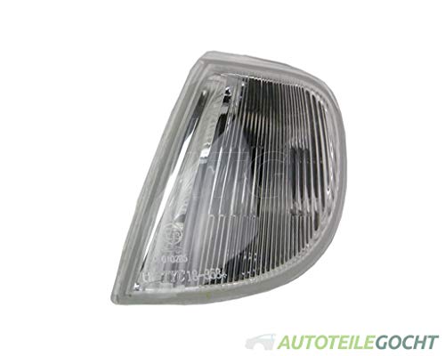 Intermitente blanco izquierdo para Citroen Chanson Saxo Hatchback 1996-2003