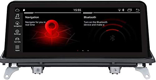 JALAL Navegación GPS Android 9.0 para BMW x5 x6 E70 E71 2011-2013 CIC Monitor de Pantalla de 10,25"Audio Principal Video Video Reproductor Multimedia Estéreo