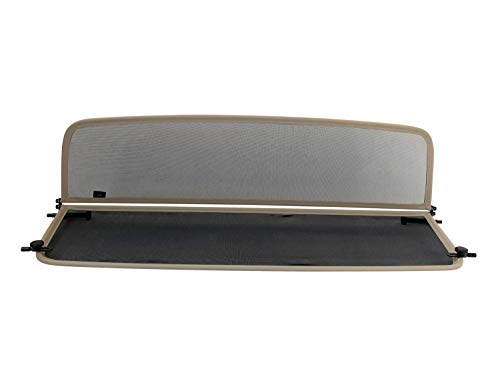 K & R Deflector de viento compatible con BMW Serie 4 4 F33 Cabrio con cierre rápido, en embalaje original, color beige