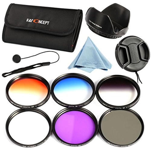 K&F Concept Filtro polarizador de protector UV de lente con paño de microfibra de limpieza y bolsa para Canon 7D 60D 70D 500D, Nikon D7000 D600 D300 D800 D7100, Sony A77 NEX 5 DSLR 72MM K&F Concept Filtro polarizador de protector UV de lente con paño de microfibra de limpieza y bolsa para Canon 7D 60D 70D 500D, Nikon D7000 D600 D300 D800 D7100, Sony A77 NEX 5 DSLR 72MM