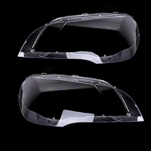 KKmoon Cubierta protectora transparente para faros de coche, para BMW X5 E70 2008-2013