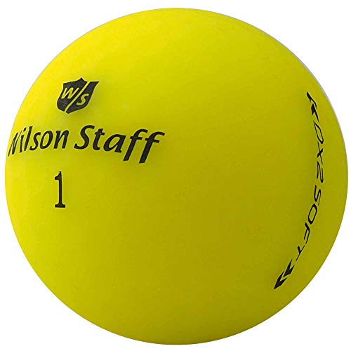 lbc-sports 24 Wilson Staff Dx2 / Duo Soft Optix - Pelotas de Golf AAAAA, Color Amarillo, Acabado Mate, Pelotas de Golf usadas