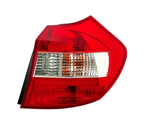 Luz trasera derecha compatible con BMW Serie 1 E81 E87 2004 2005 2006 116i 118i 120i 118d 120d VT690P lado derecho trasero luz trasera montaje luz trasera lado pasajero lado rojo blanco
