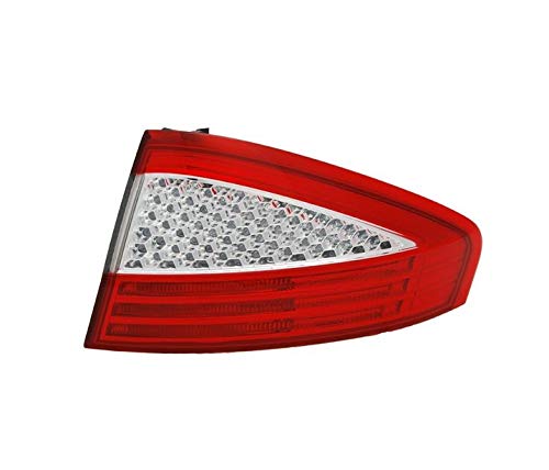 Luz trasera derecha compatible con Ford Mondeo MK4 Hatchback 5 puertas 2007 2008 2009 2010 VT841P lado derecho trasero luz trasera montaje lado pasajero lado rojo blanco