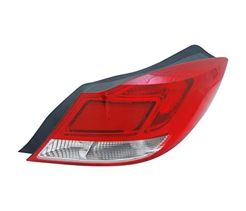 Luz trasera derecha compatible con Opel Insignia 2008 2009 2010 2011 2012 2013 Hatchback 5 puertas VT1015P lado derecho trasero luz trasera montaje luz trasera lado pasajero lado rojo blanco