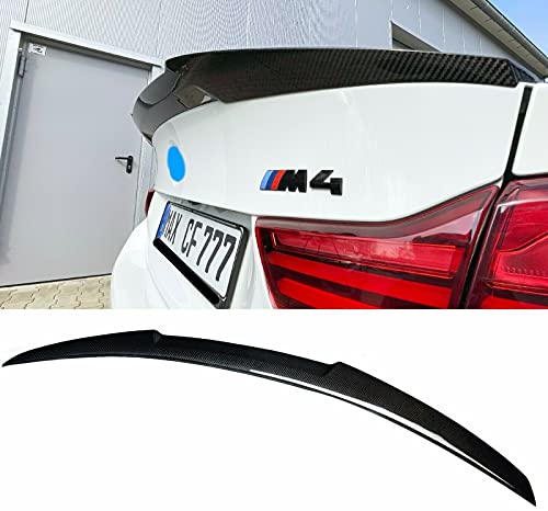 MAX CARBON Compatible con auténtico carbono de carbono de máxima potencia, alerón trasero para BMW M4 F82 M4 Competition M4 CS