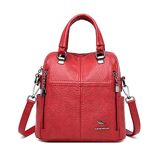 Mochila cómoda y Duradera Impermeable Bolsos De Cuero De Lujo Bolsos De Mujer Bolsos De Hombro Multifunción De Diseñador Mochila cómoda y Duradera Impermeable Bolsos De Cuero De Lujo Bolsos De Mujer Bolsos De Hombro Multifunción De Diseñador