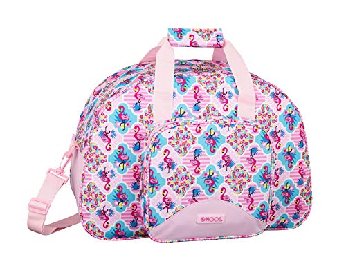 Moos Flamingo Pink Bolsa deporte Bolso de viaje Moos Flamingo Pink Bolsa deporte Bolso de viaje
