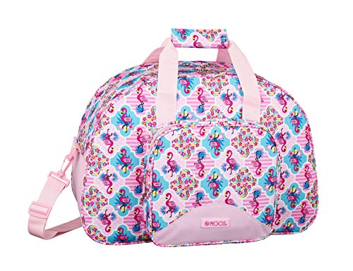 Moos Flamingo Pink Bolsa deporte Bolso de viaje