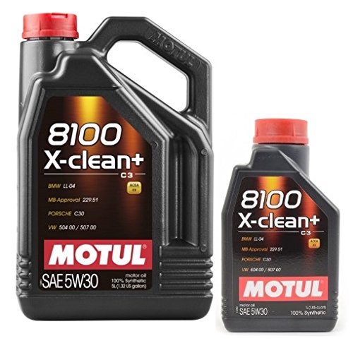 Motul 8100 X-CLEAN+ 5W-30 6 litros (1x5 + 1x1 lt) 100% sintetico DPF