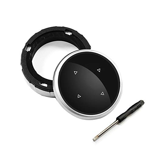 Negro Cubierta de la Grande Perilla para iDrive BM-W F10 F20 F30 multimedia de coche Negro Cubierta de la Grande Perilla para iDrive BM-W F10 F20 F30 multimedia de coche