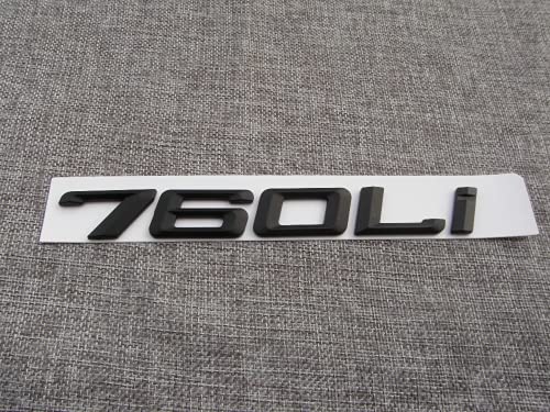 Negro mate abs Número de letras palabras palabras para el maletero del coche emblema adhesivo para BMW Serie 7 760li (negro mate, 760Li) Negro mate abs Número de letras palabras palabras para el maletero del coche emblema adhesivo para BMW Serie 7 760li (negro mate, 760Li)